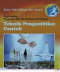 pengambilan contoh : pengawasan mutu hasil pertanian dan perikanan