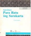 Sejarahipun Para Ratu ing Surakarta